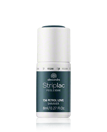 Alessandro Striplac Peel or Soak 156 Petrol Love Shimmer (8 ml)