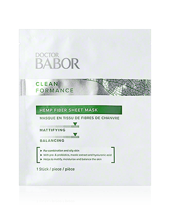 Babor Doctor Babor CleanFormance Hemp Fiber Sheet Mask