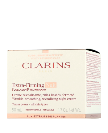 Clarins Extra-Firming [Collagen]³ Technology Crème Nuit Toutes Peaux Rechargeable (50 ml)