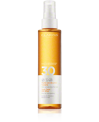 Clarins Sonnenschutz Huile-en-Brume Solaire Corps & Cheveux SPF 30 (150 ml)