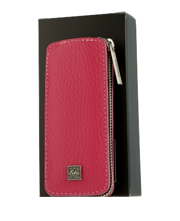 Erbe Solingen Maniküre-Etui mit Reißverschluss in Pink (3-teilig)