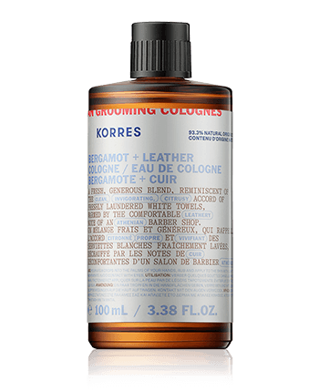 Korres Athenian Grooming Bergamot + Leather Eau de Cologne (100 ml)
