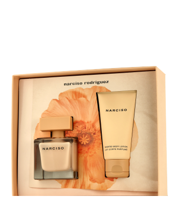 Narciso Rodriguez NARCISO 50 ml EdP Eau de Parfum Poudrée Set mit Body Lotion