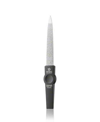 Pfeilring Nagelfeilen Saphir-Nagelfeile schwarz matt (12 cm)