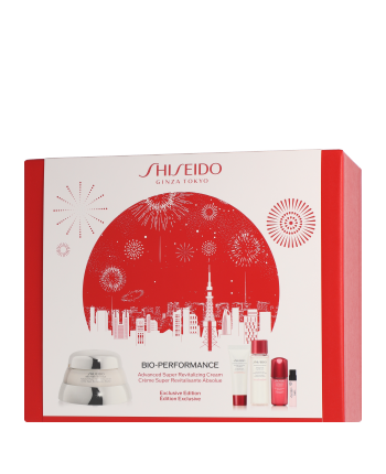 Shiseido Bio-Performance Set mit Advanced Super Revitalizing Cream und Skin Filler Serum Duo
