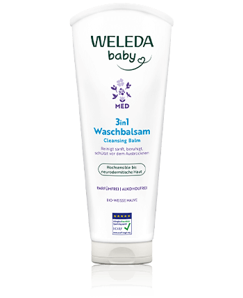 Weleda Baby Med 3in1 Baby Med 3in1 Waschbalsam Weiße Malve (200 ml)