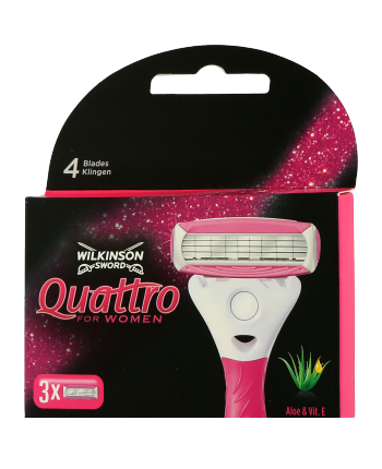 Wilkinson Quattro for Women Ersatzklingen (3 Stück)