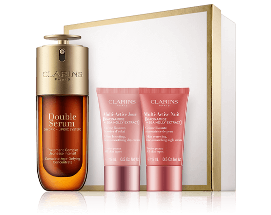 Clarins Double Serum Set mit Age-Defying Concentrate & Multi-Active Crème