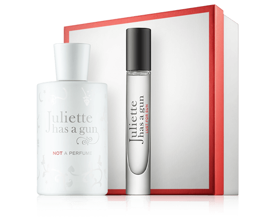 Juliette Has a Gun Not a Perfume 100 ml EdP Set & Lust of Sun Travel Spray