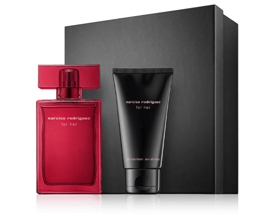 Narciso Rodriguez for her 50 ml EdP Set mit Body Lotion