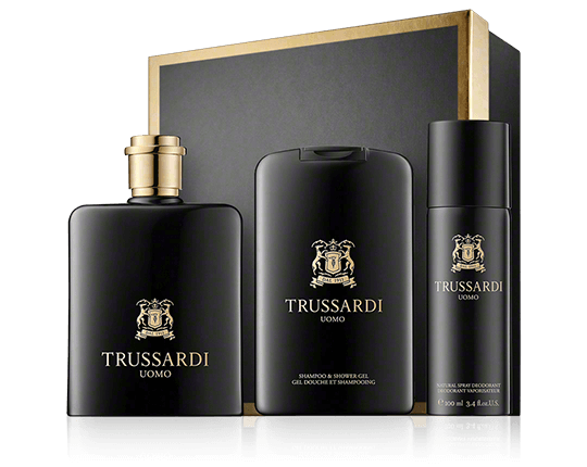 Trussardi 1911 Uomo 100 ml EdT Set mit 2x Pflege