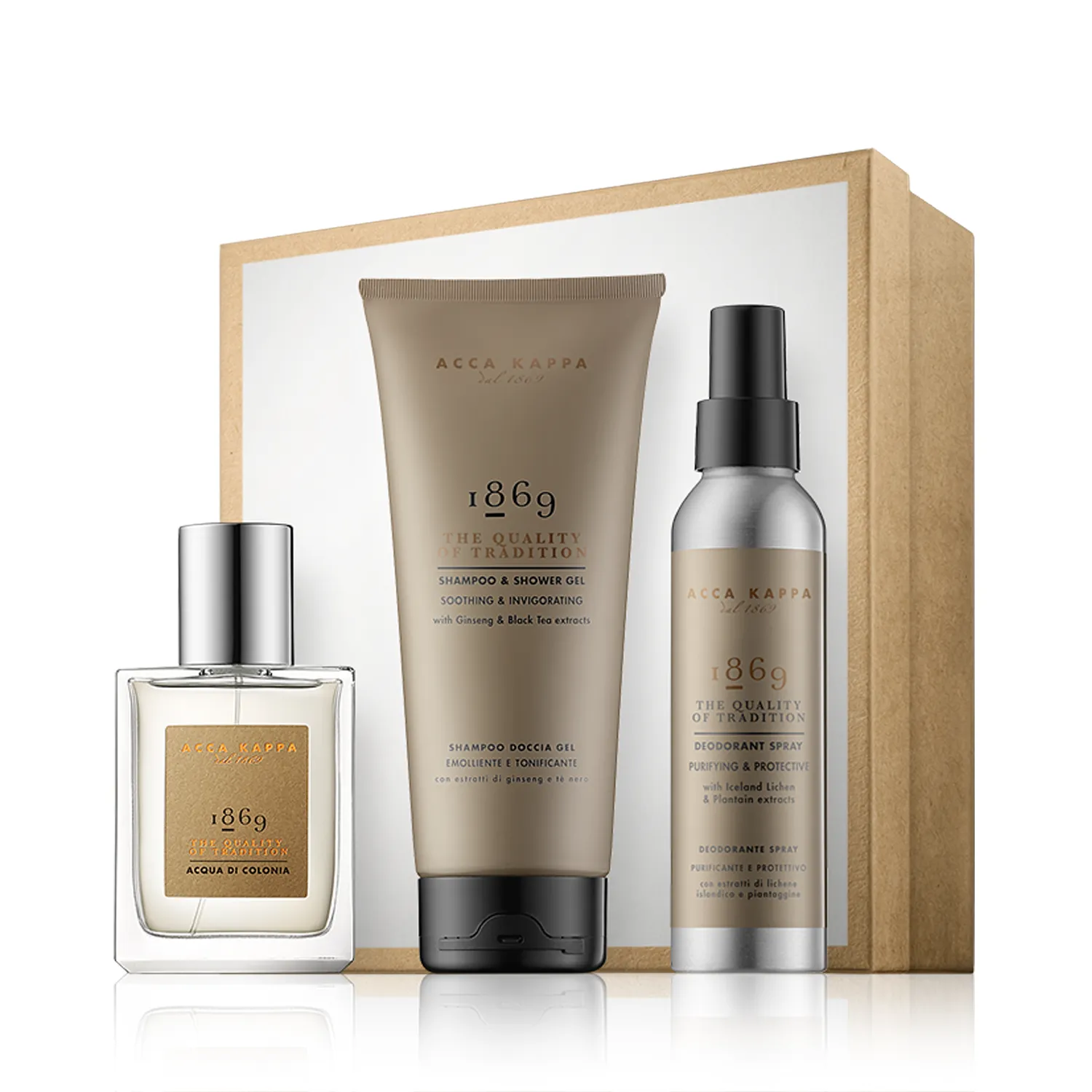 Acca Kappa 1869 30 ml EdC Set 2x Pflege