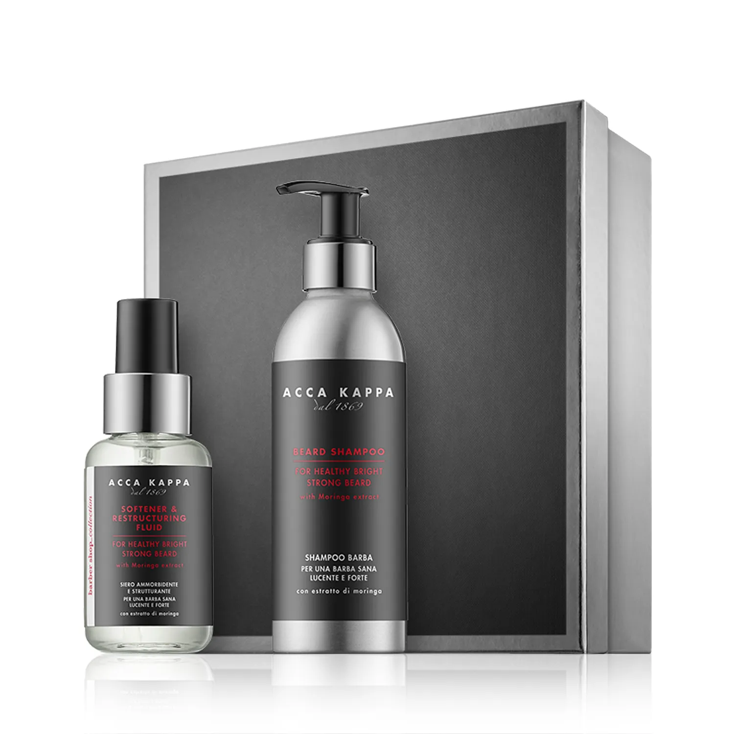 Acca Kappa Barber Shop Collection Set mit Beard Shampoo