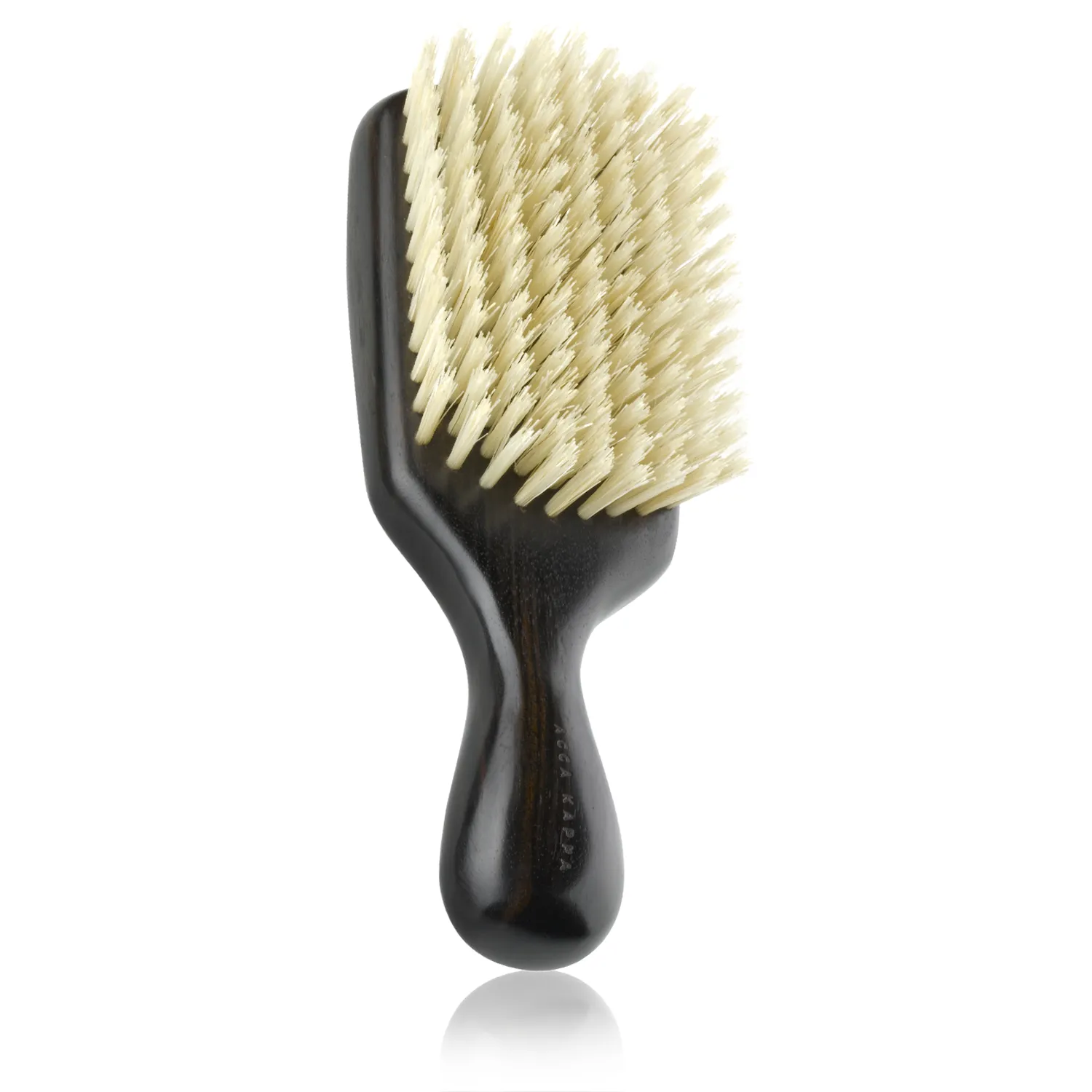 Acca Kappa Men's Grooming Club Style Hair Brush with White Bristles