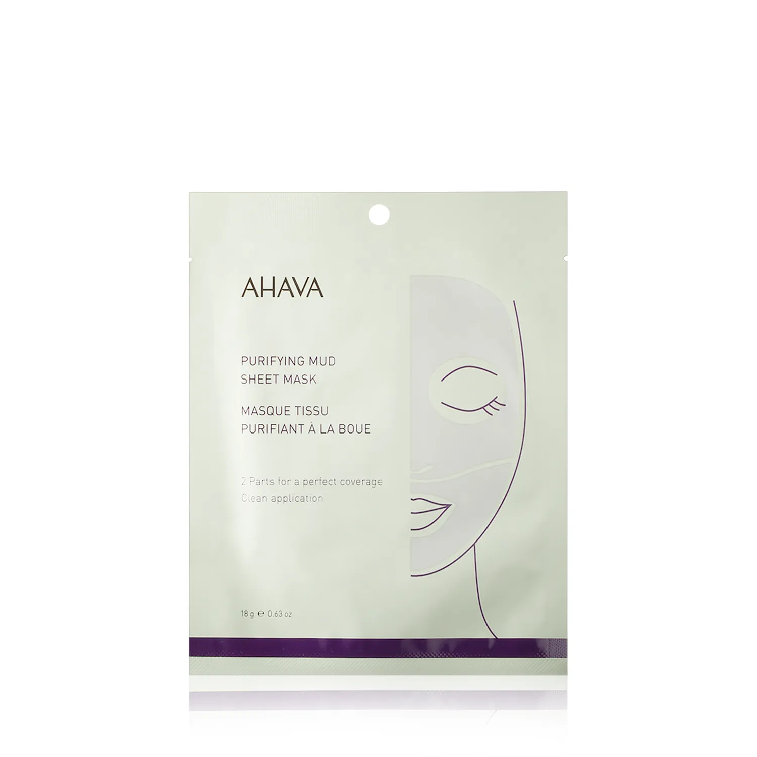 AHAVA Cleanse Purifying Mud Sheet Mask (18 g)