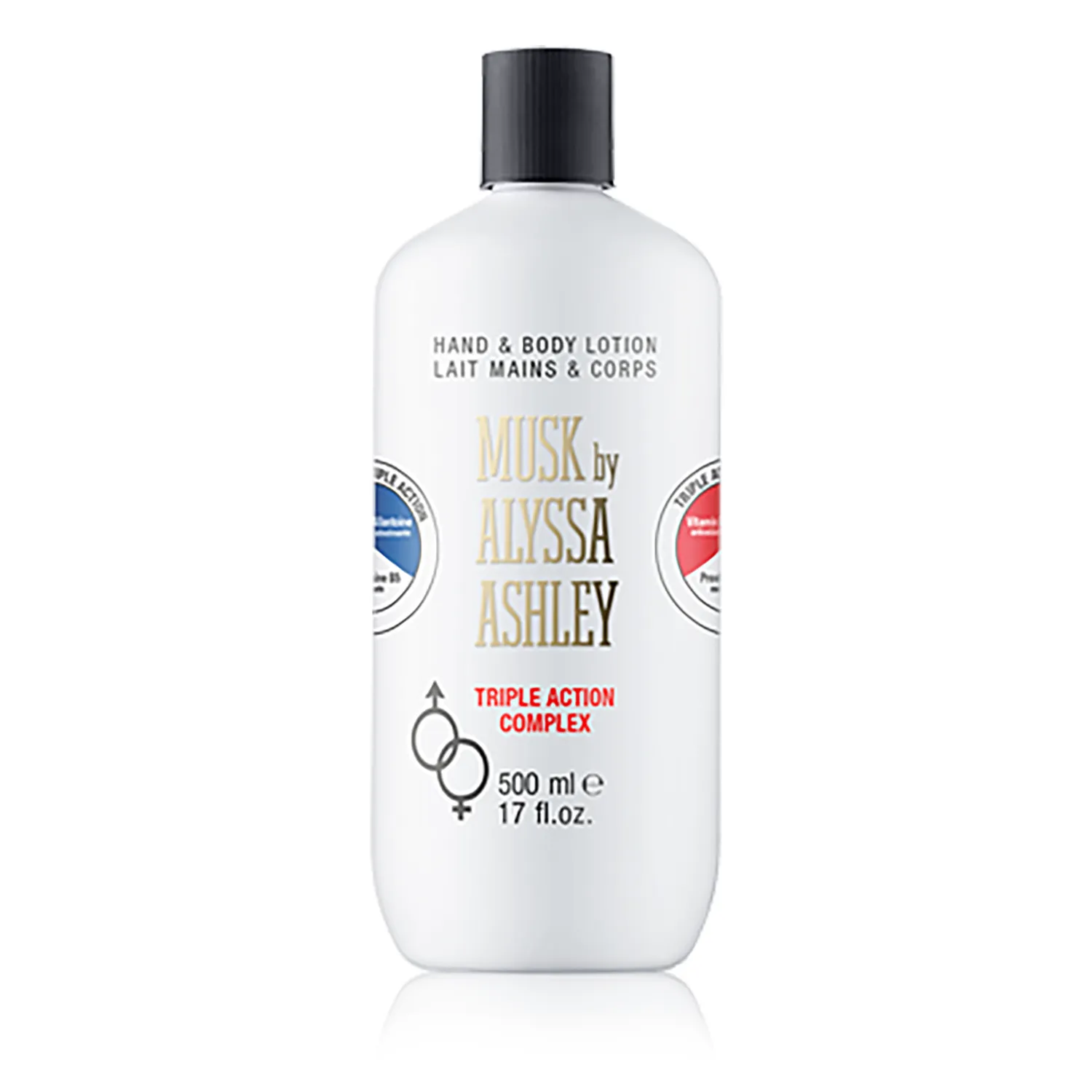Alyssa Ashley Musk Hand & Body Lotion Triple Action Complex (500 ml)