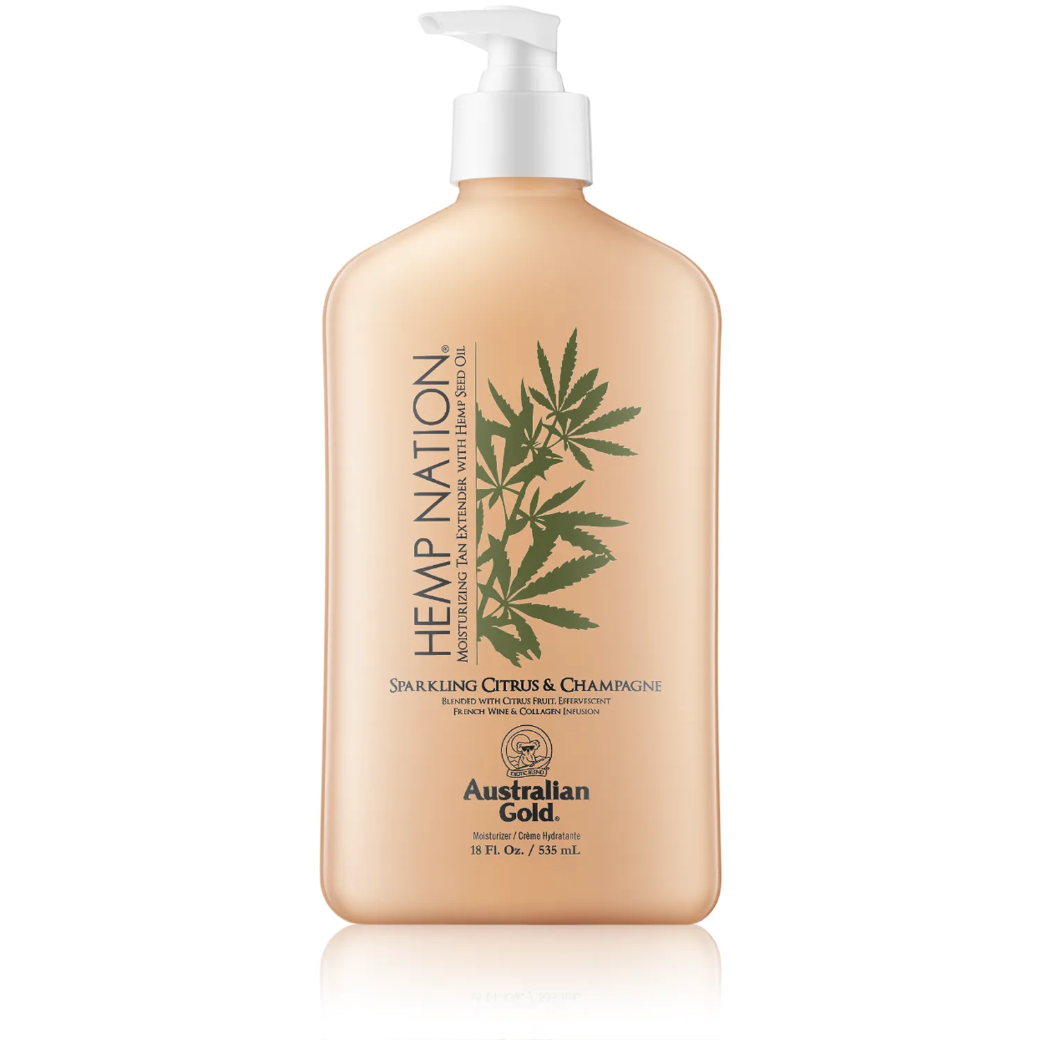 Australian Gold Hemp Nation Sparkling Citrus & Champagne Moisturizing Tan Extender (535 ml)