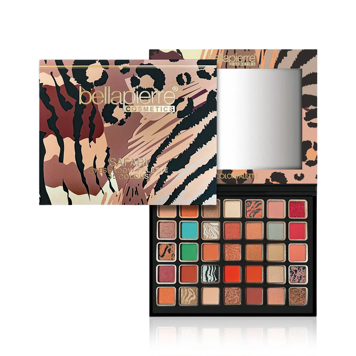 Bellapierre Cosmetics Eyeshadow Palette Safari 35 Color Palette (38 g)