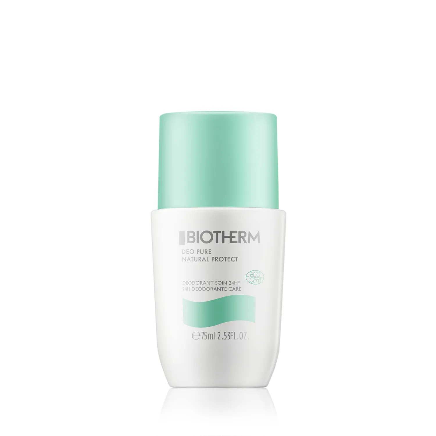 Biotherm Deo Pure Natural Protect Déodorant soin 24 Heures sans sels d'Aluminium (75 ml)