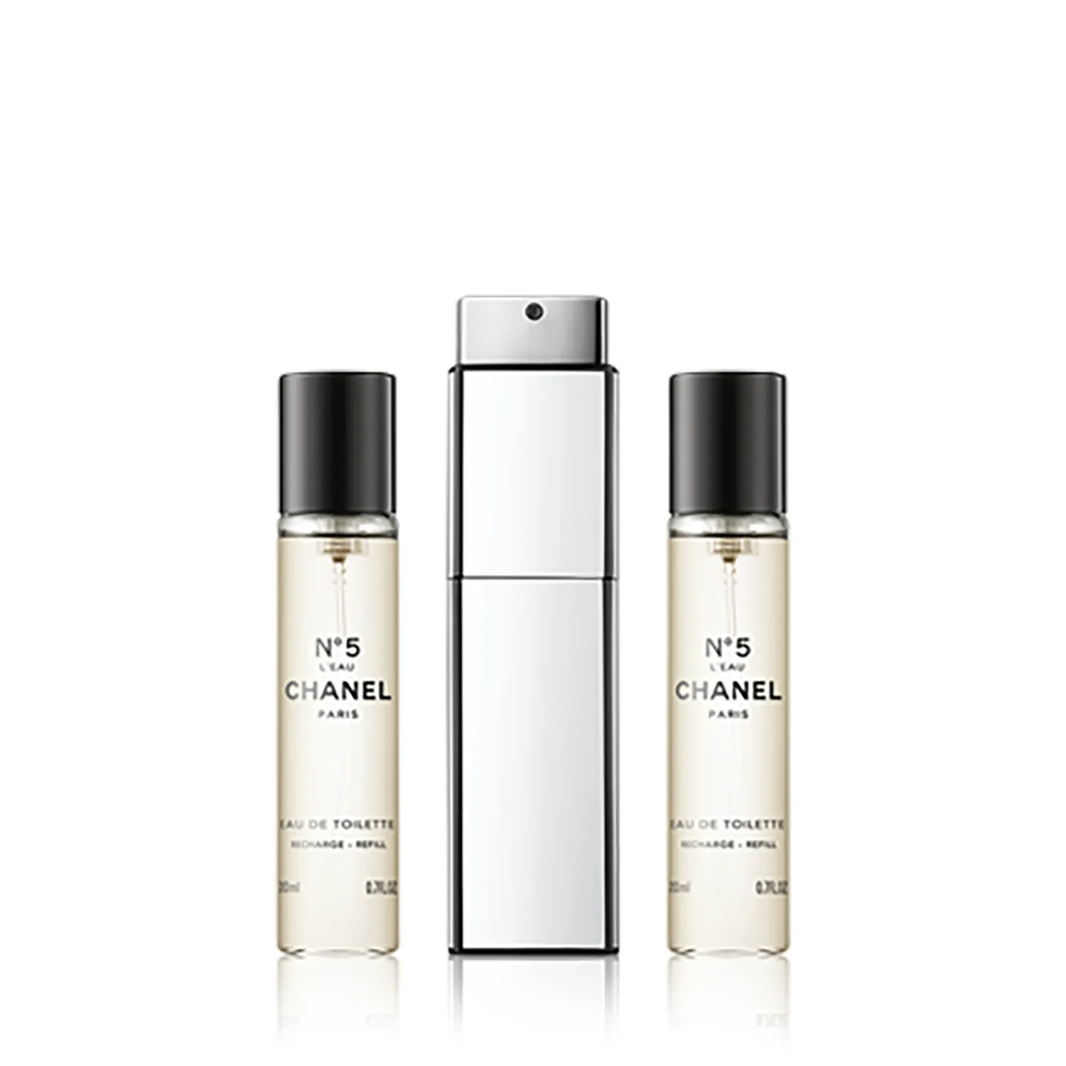 Chanel No. 5 L'Eau EdT Taschenspray (nachfüllbar) (3 x 20 ml)