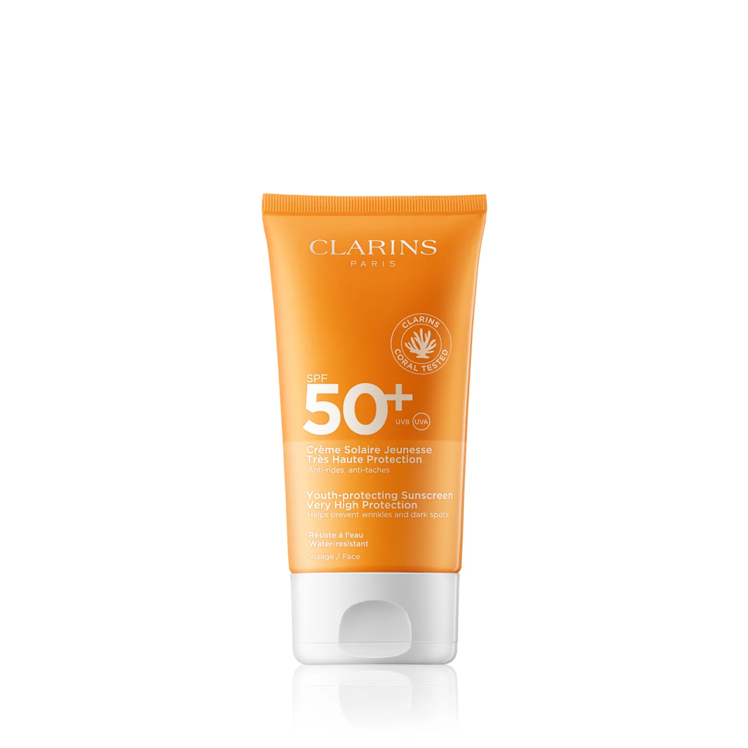 Clarins Sun Care Crème Solaire Jeunesse Très Haute Protection SPF 50+ (50 ml)