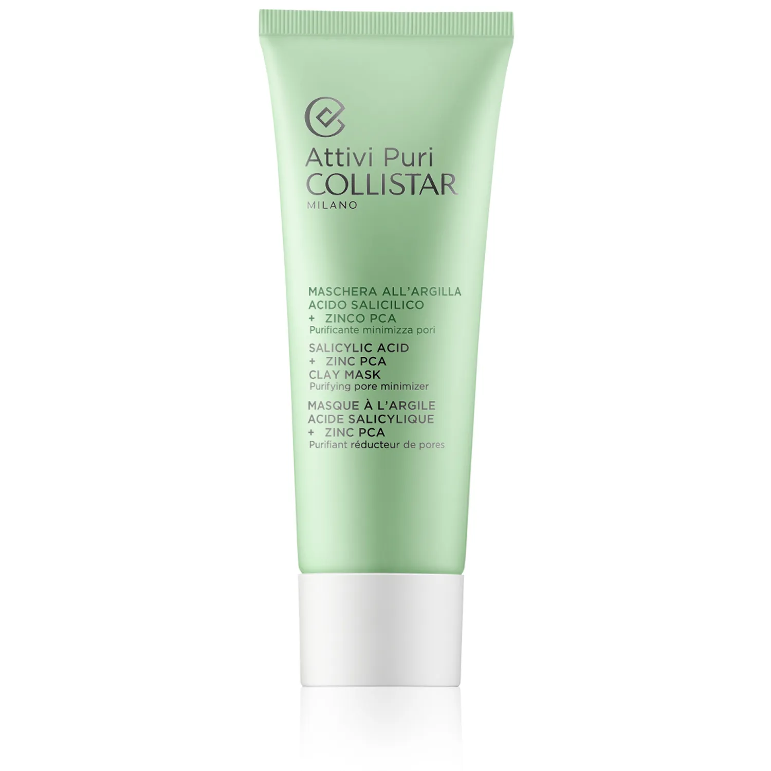 Collistar Attivi Puri Salicylic Acid + Zinc PCA Clay Mask (75 ml)