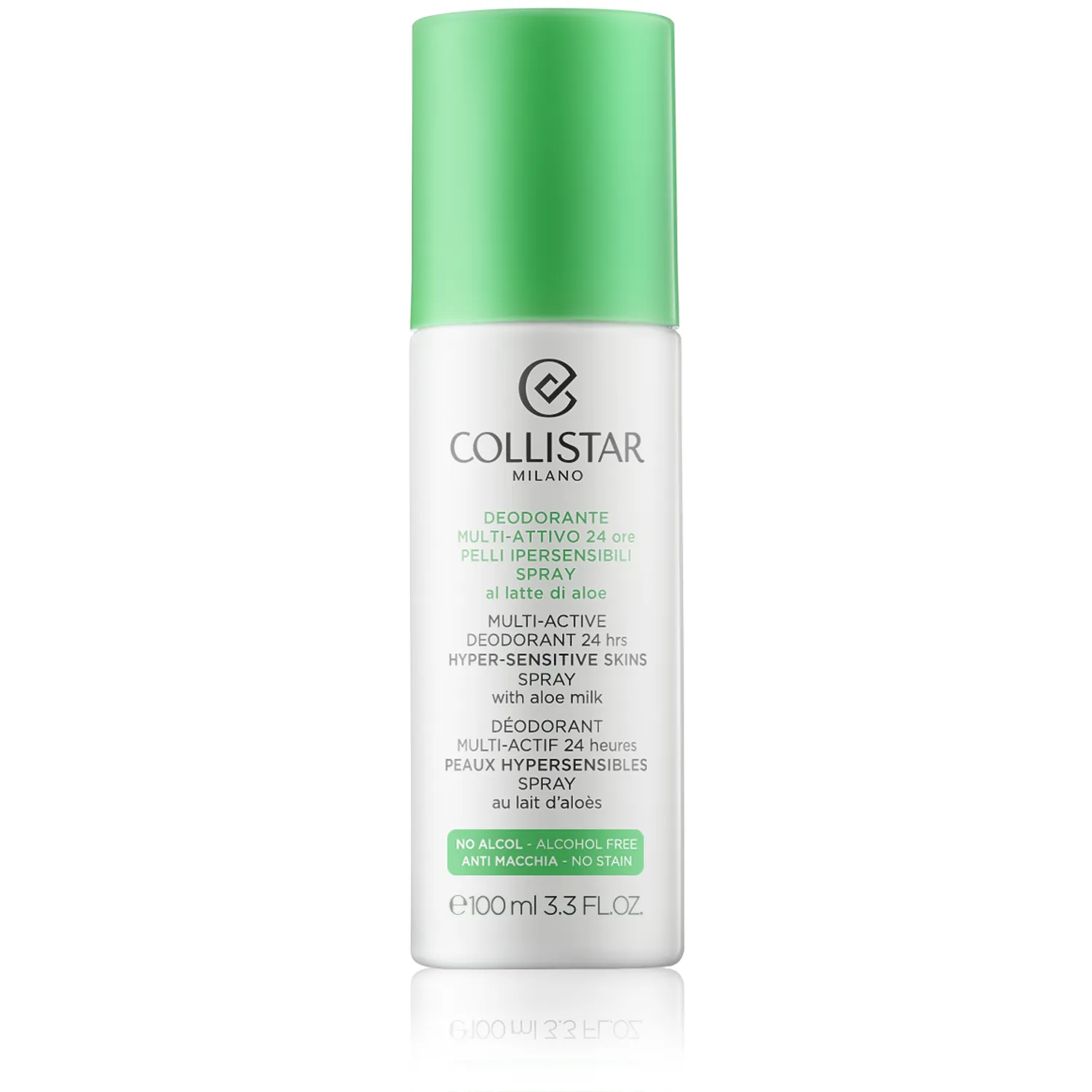 Collistar Multi-Active Deodorant 24hrs Hyper-Sensitive Skins Spray (100 ml)