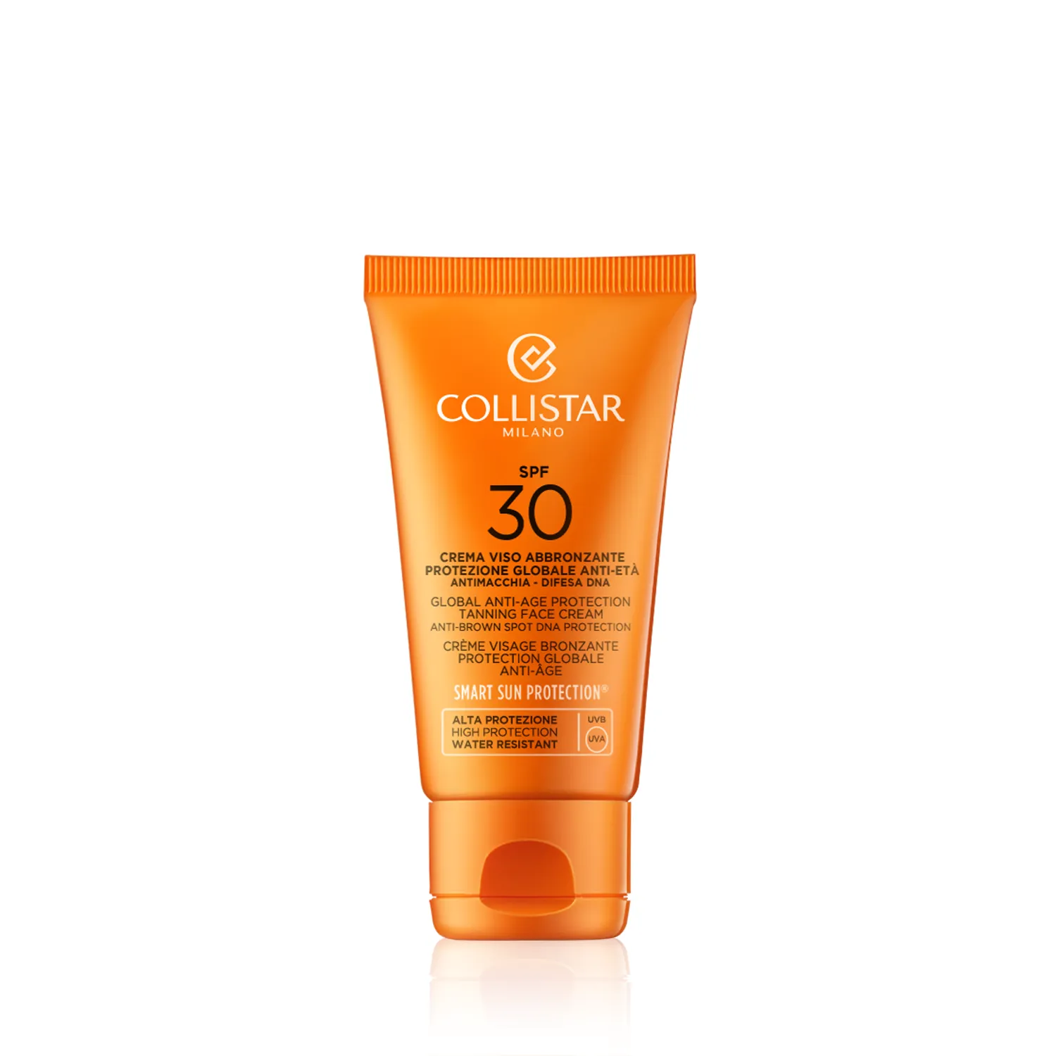 Collistar Smart Sun Protection Global Anti-Age Protection Tanning Face Cream SPF 30 (50 ml)
