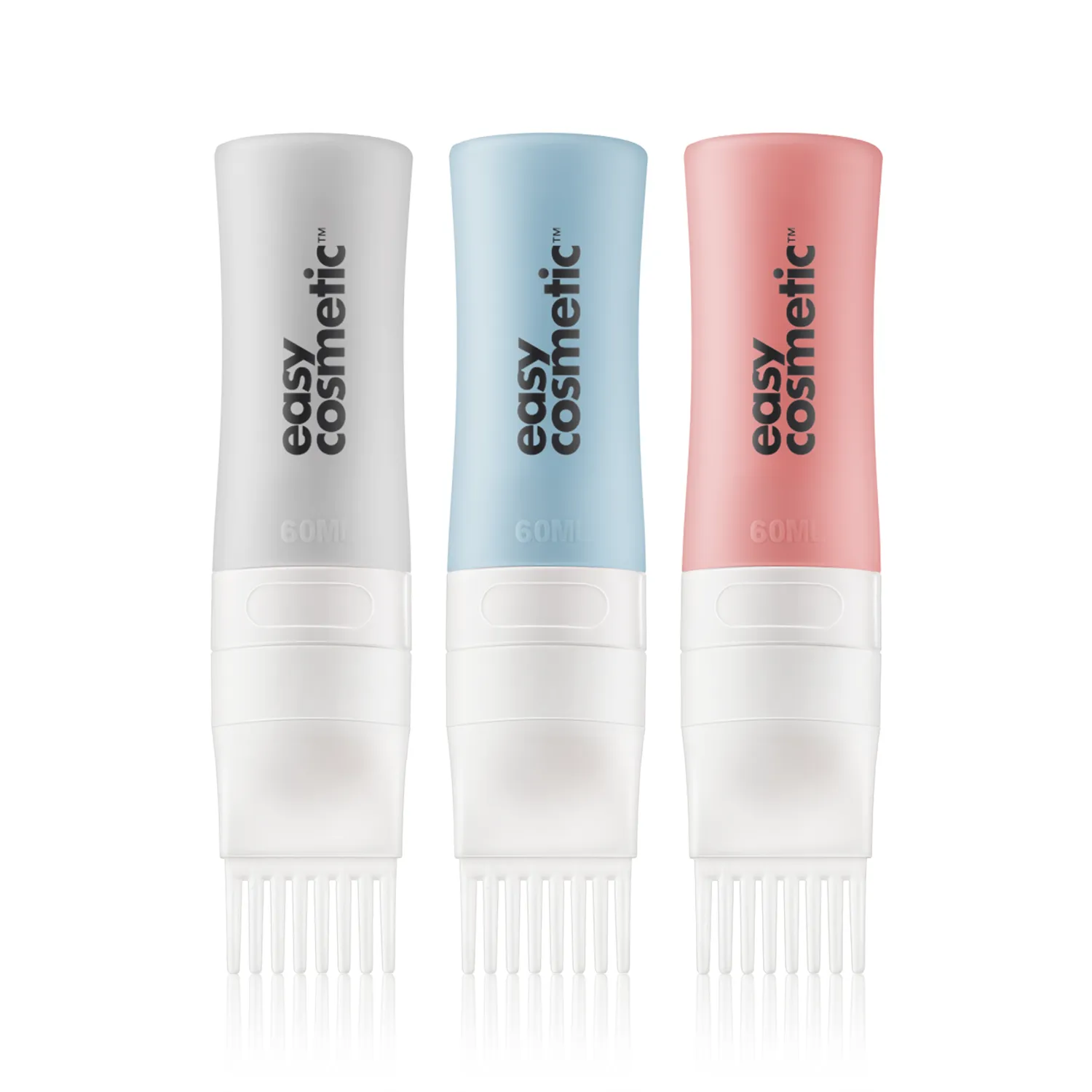 easycosmetic Travel & Sports Hair Treatment Bottle Set (3 x 60 ml)