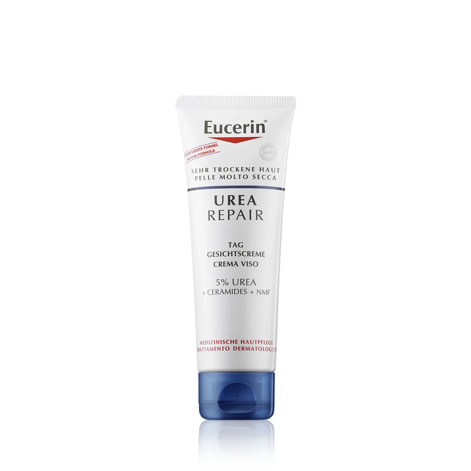 Eucerin UreaRepair Tag Gesichtscreme 5% Urea + Ceramide + NMF (50 ml)