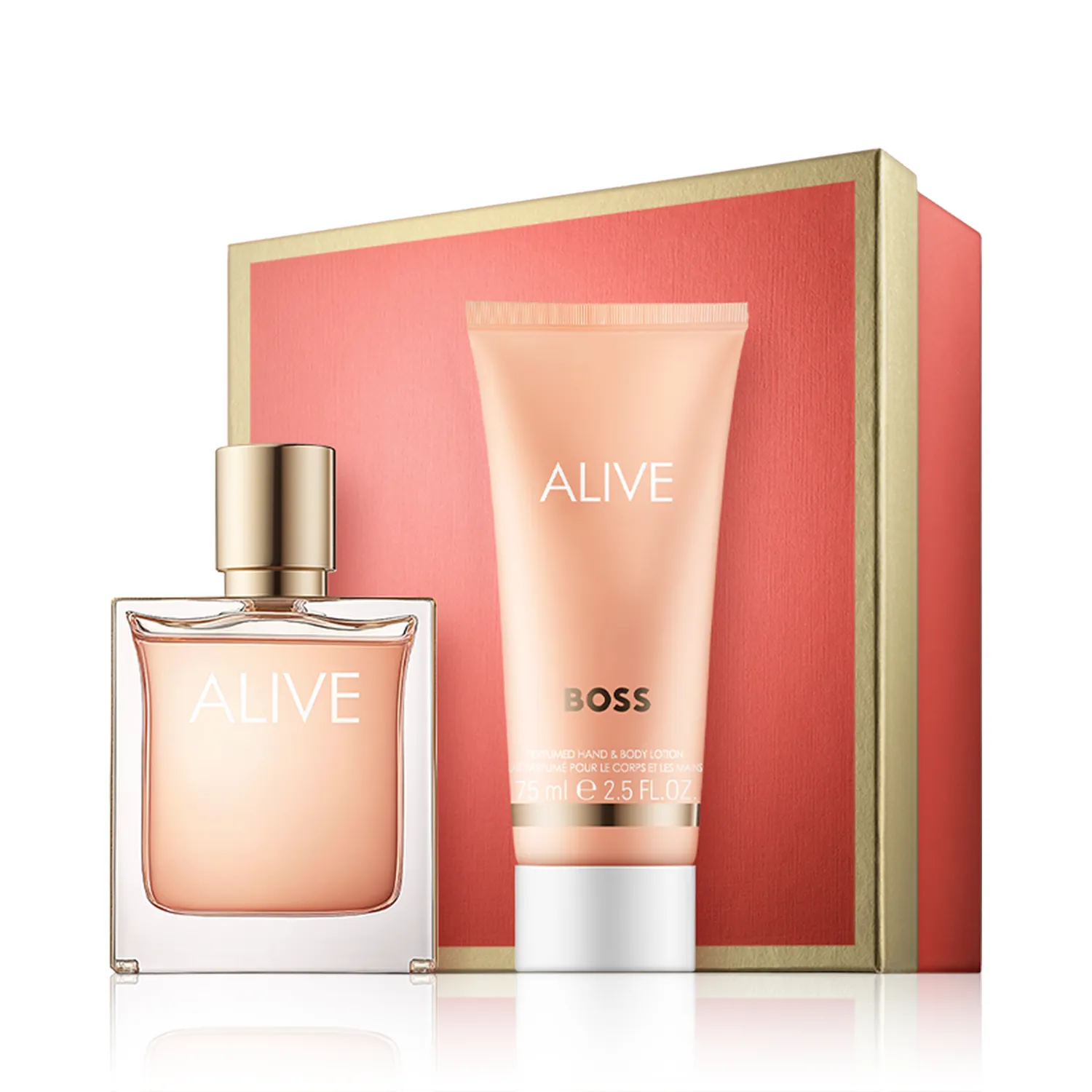 Hugo Boss Alive 50 ml EdP Set mit Perfumed Body Lotion
