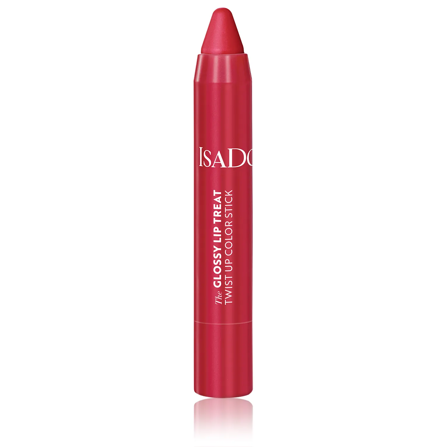 IsaDora Glossy Lip Treat Twist Up Color Stick 12 Rhubarb Red (3,3 g)