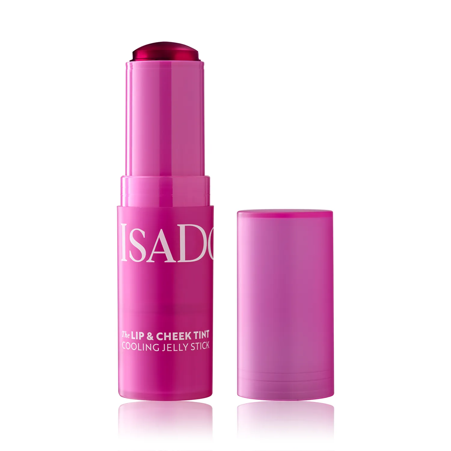 IsaDora Lip & Cheek Tint Cooling Jelly Stick 12 Berry Pink (12 g)