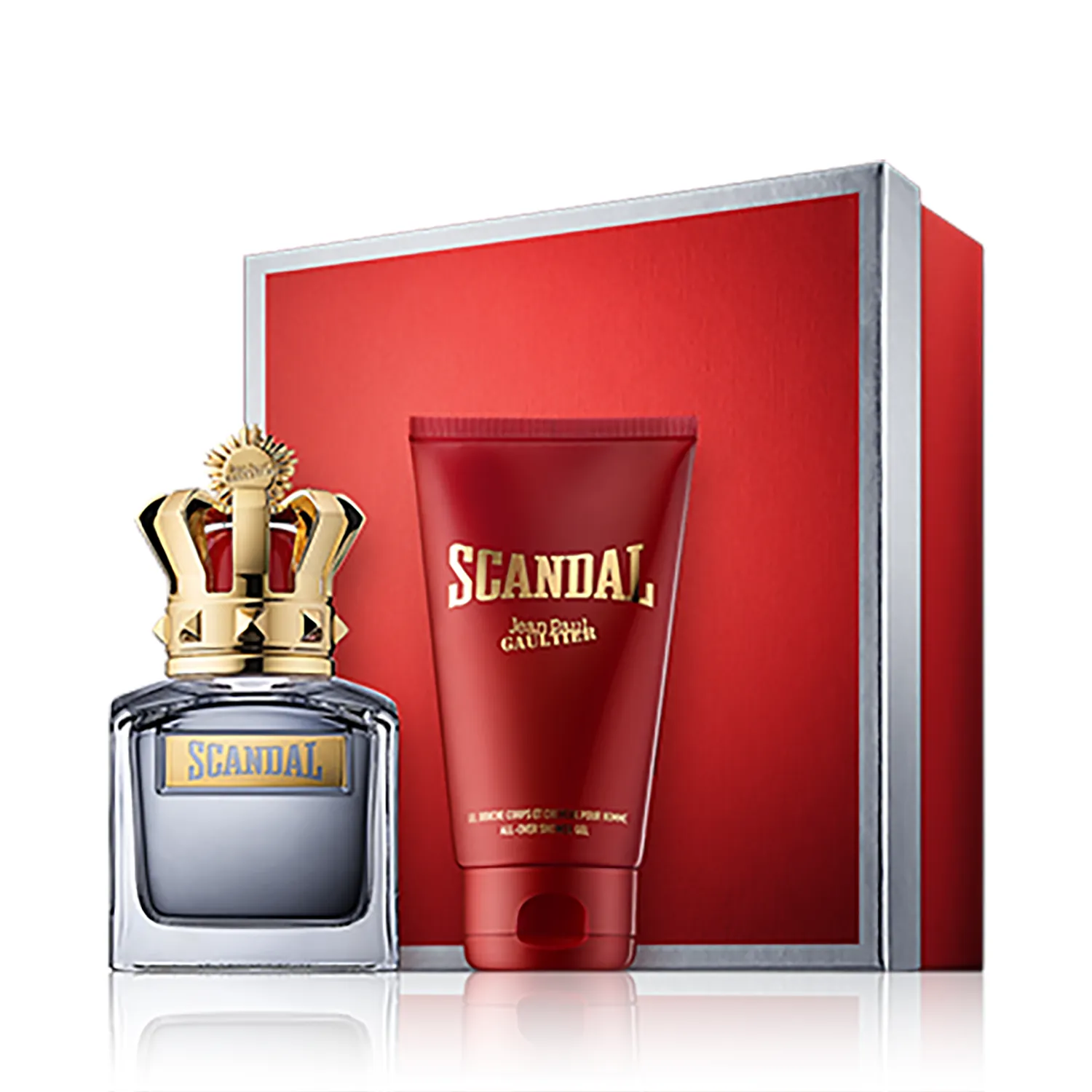 Jean Paul Gaultier Scandal pour Homme 50 ml EdT Set mit All-Over Shower Gel
