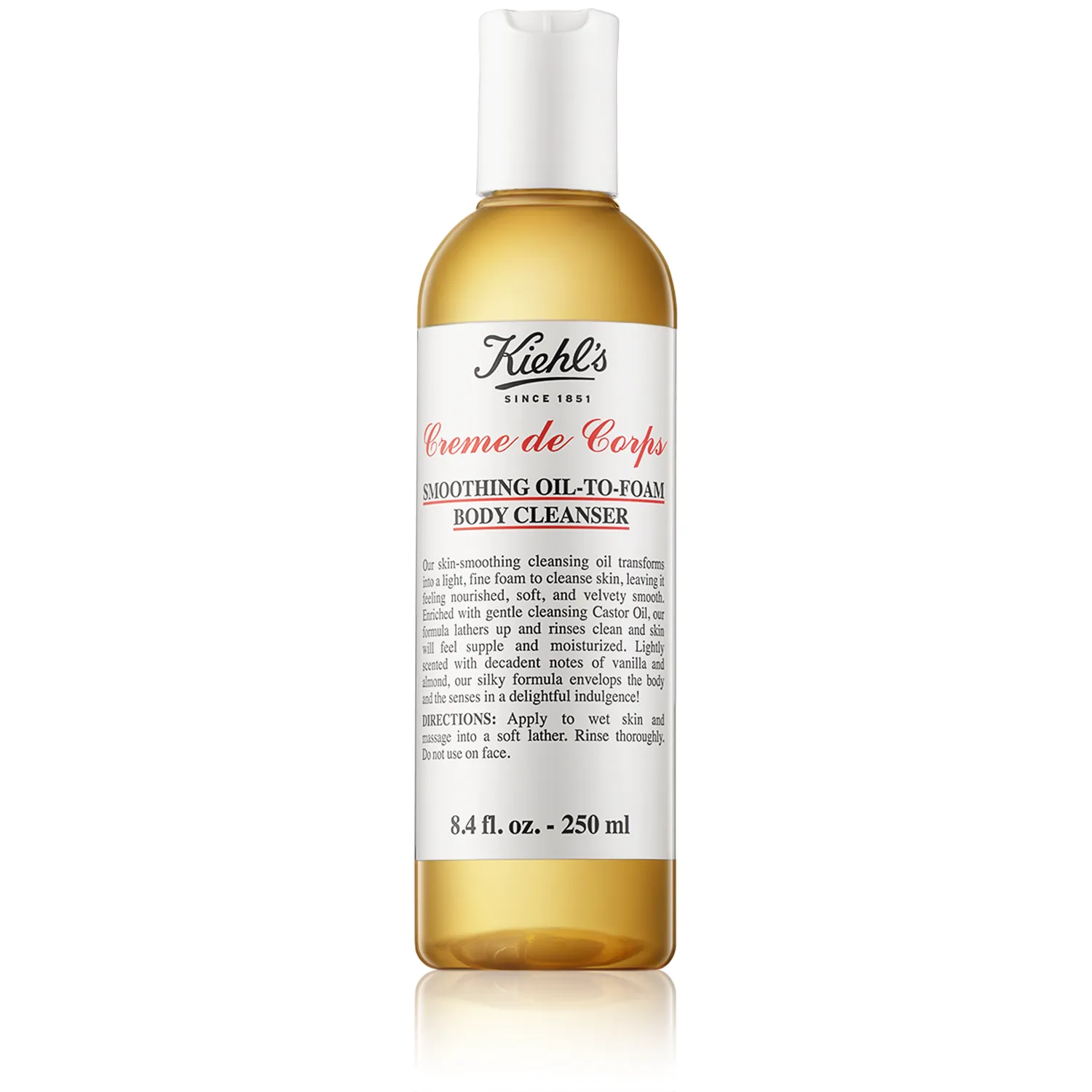 Kiehl's Creme de Corps Smoothing Oil-to-Foam Body Cleanser (250 ml)