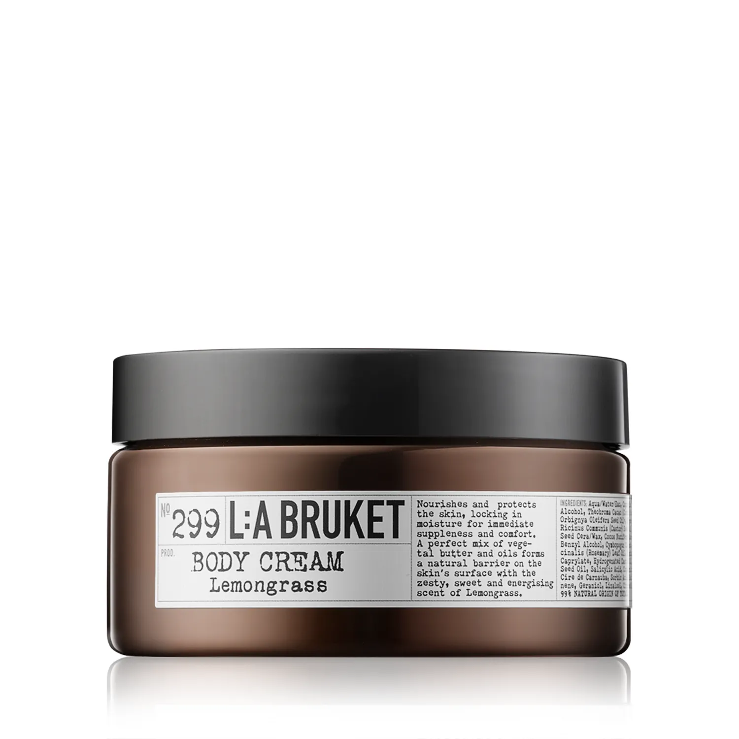 L:A BRUKET Body Care 299 Body Cream Lemongrass (200 g)