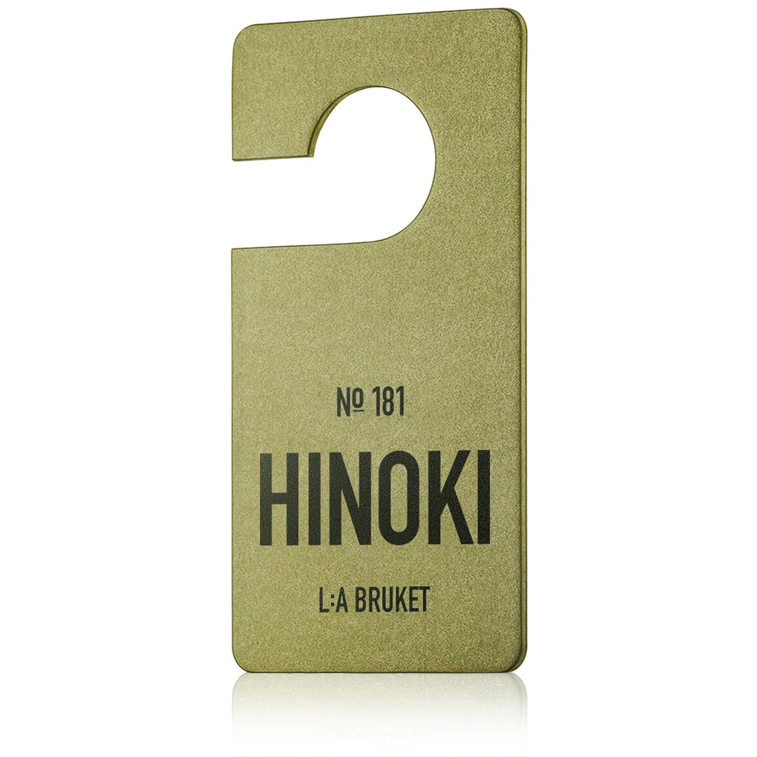 L:A BRUKET Home Fragrance 181 Fragrance Tag Hinoki