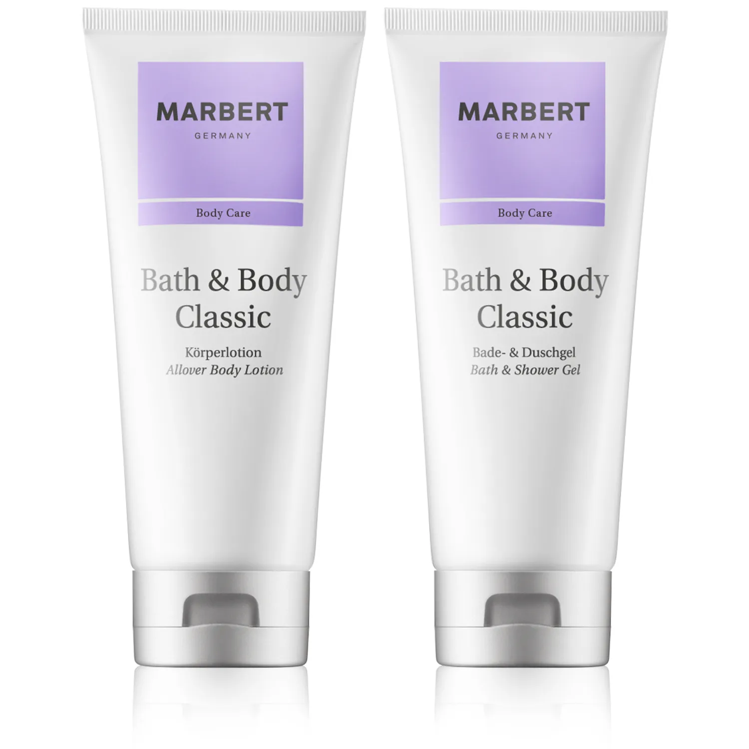 Marbert Bath & Body Classic Set mit Shower Gel und Body Lotion