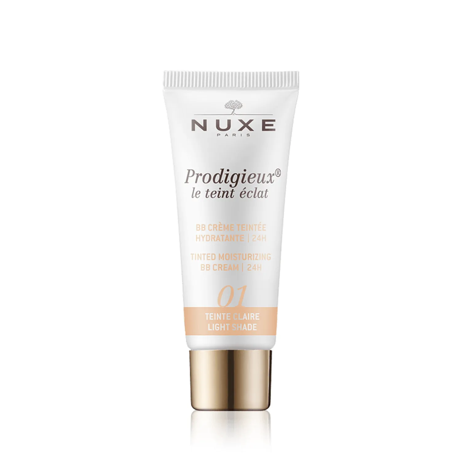 Nuxe Prodigieux Le Teint Éclat BB Crème Teintée Hydratante 24H 01 Light (30 ml)
