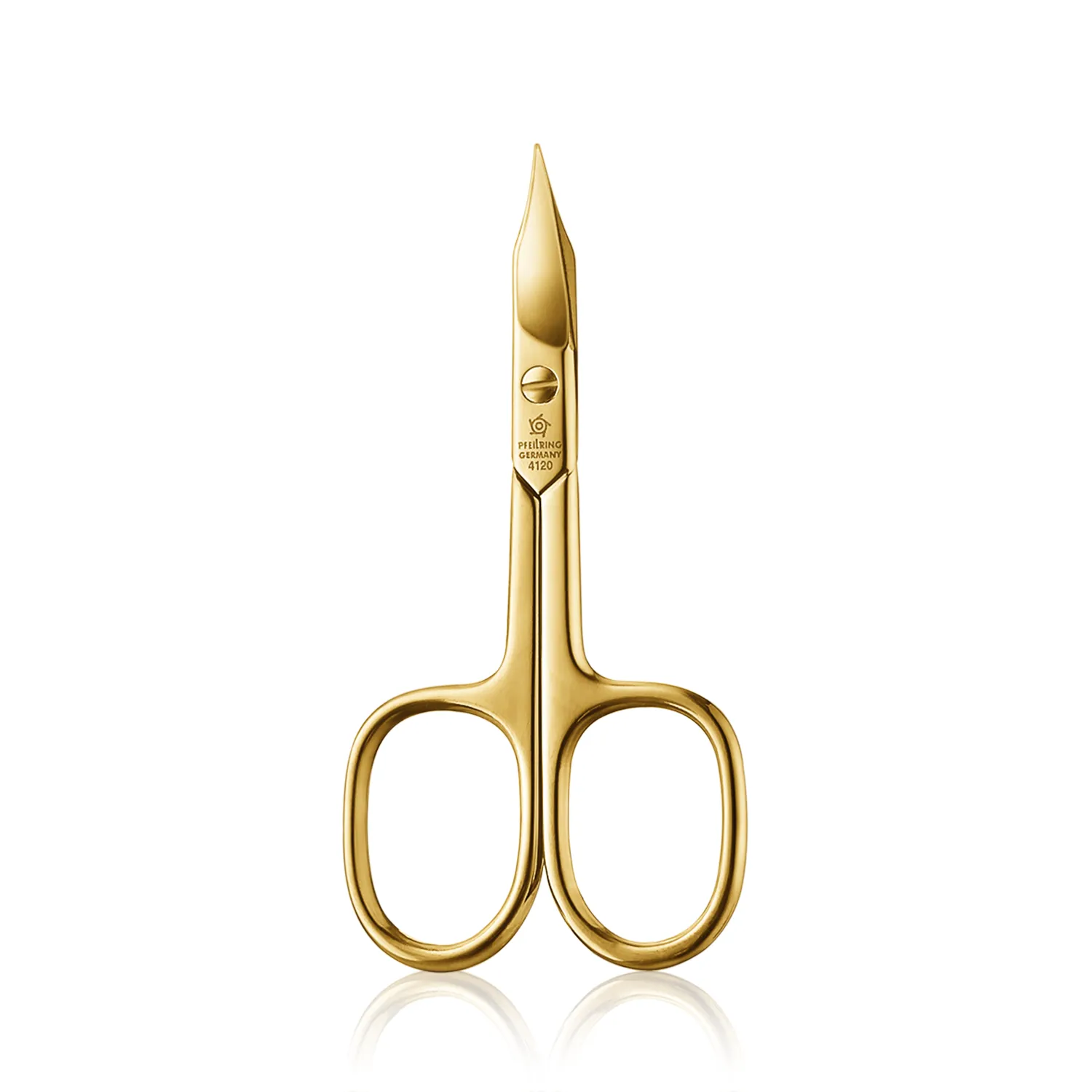 Pfeilring Scheren Kombischere Turmspitze, vergoldet (9 cm)