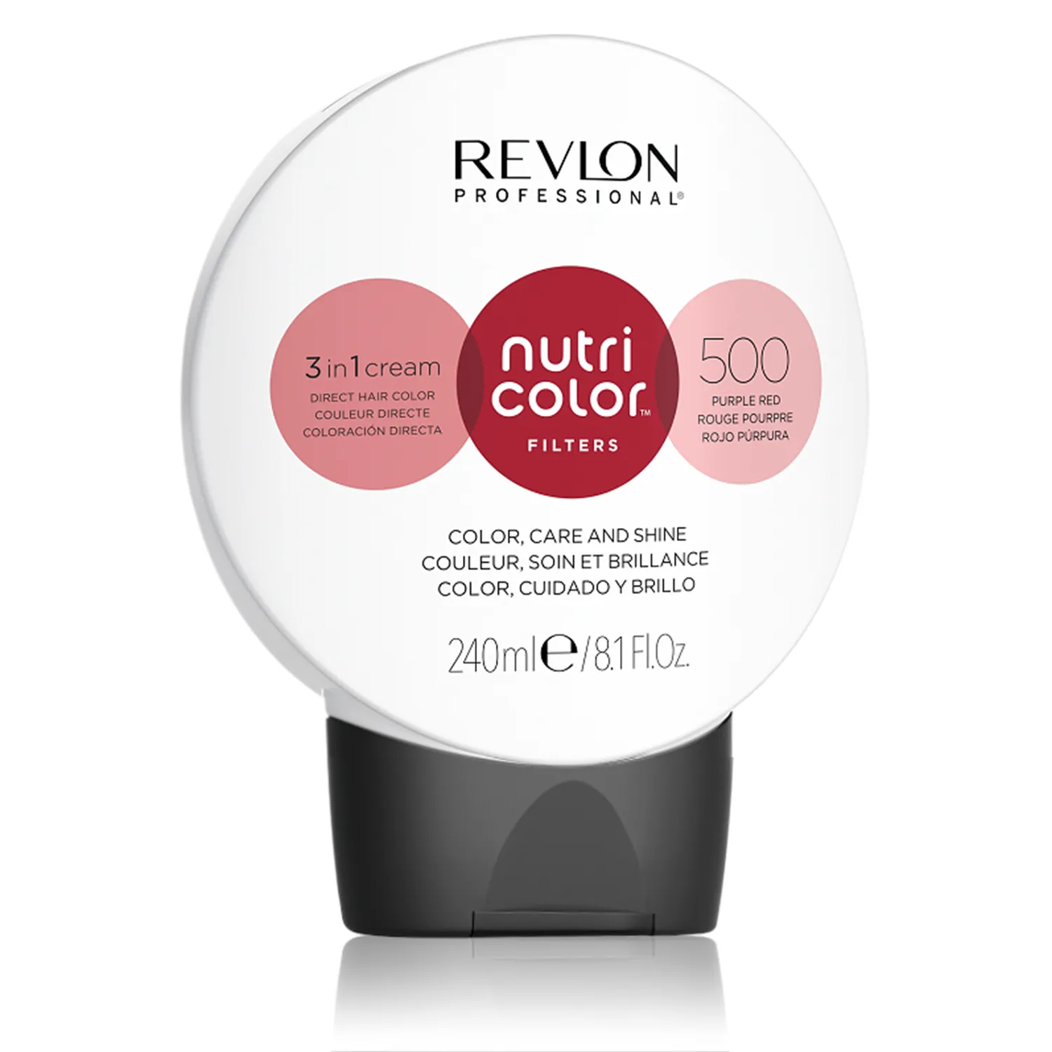 Revlon Professional Nutri Color Filters 3in1 Cream 500 Purple Red (240 ml)