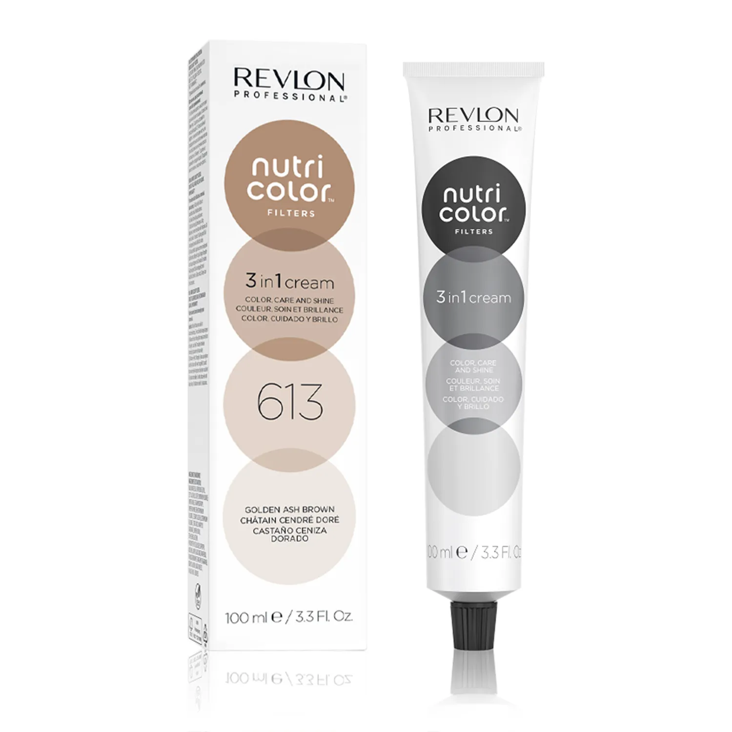 Revlon Professional Nutri Color Filters 3in1 Cream 613 Golden Ash Brown (100 ml)
