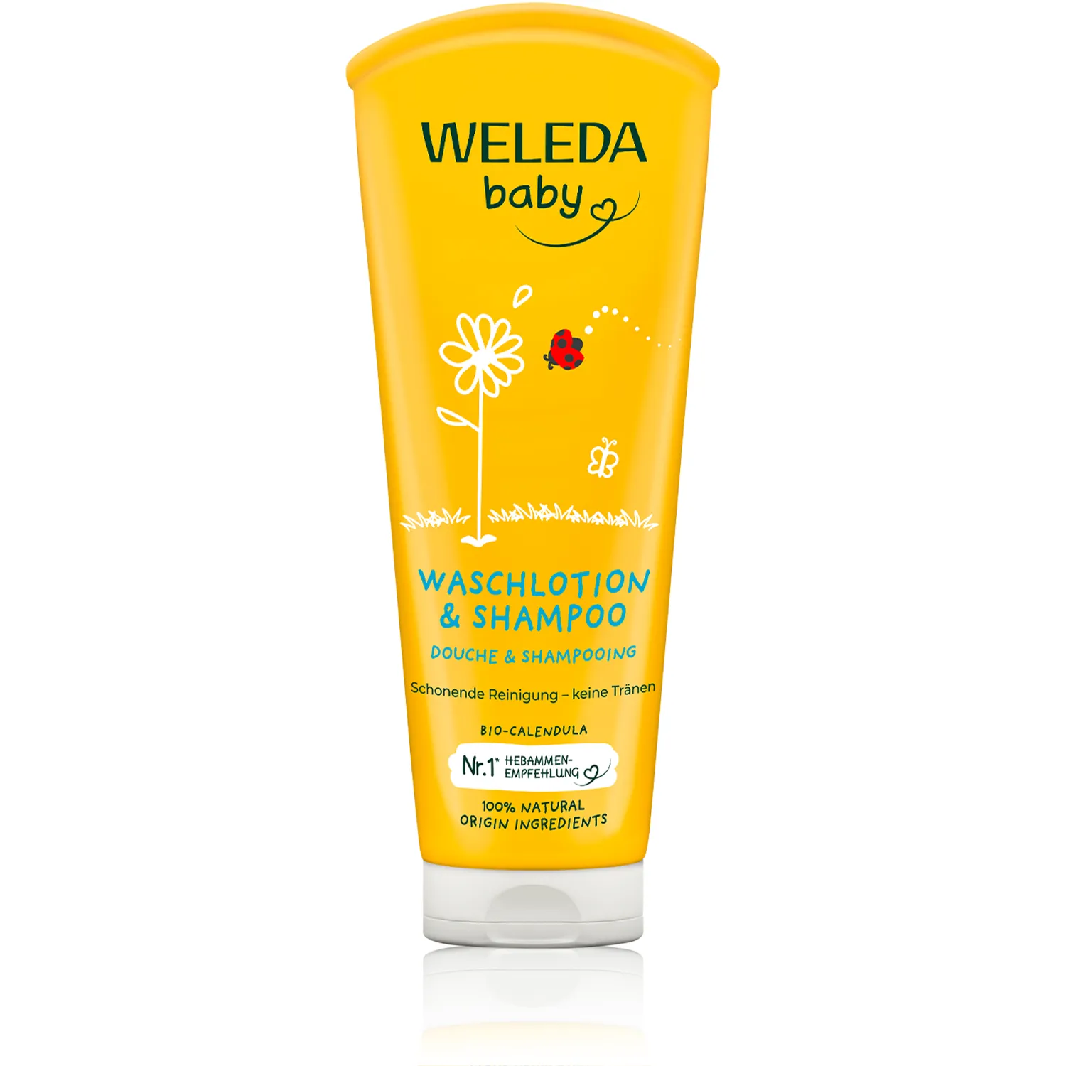 Weleda Baby Calendula Waschlotion & Shampoo (200 ml)