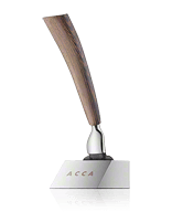 Acca Kappa Men's Grooming Razor with Stand - Wenge Wood - "Mach 3" Razor Rasierset