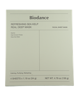 Biodance Masks Refreshing Sea Kelp Real Deep Mask Pflegemaske 4 x 34 g