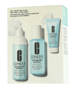 Clinique Anti-Blemish Solutions Set mit Cleansing Foam, Lotion & Treatment Reinigungsschaum