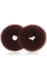 Denman Accessories Bun Ring Small Brown Haargummi 2 Stück