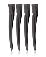 Denman Accessories Hair Clips Jumbo Black Haargummi 4 Stück