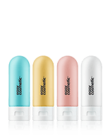 easycosmetic Travel & Sports Travel Multi Bottle Set Leerbox 4 x 50 ml
