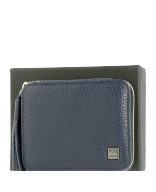 Erbe Solingen Maniküre-Etui aus Leder mit Reißverschluss und Anhänger in Marineblau Manicureset 5-teilig
